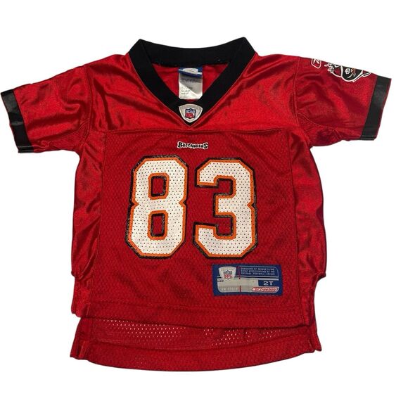 Vintage Reebok NFL Buccaneers Jurevicius #83 Jersey Toddler 2T Rare Y2K - Picture 1 of 11
